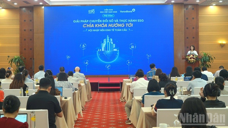 Quang cảnh hội thảo. (Ảnh: TRUNG HƯNG)