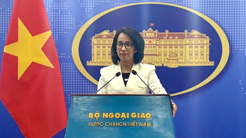 Người phát ngôn Bộ Ngoại giao Phạm Thu Hằng.