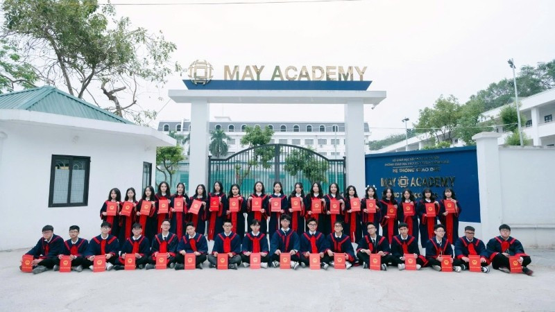 Trường THPT MAY có 100% học sinh khối 12 đỗ tốt nghiệp THPT năm 2025. (Ảnh: Trường THPT MAY)