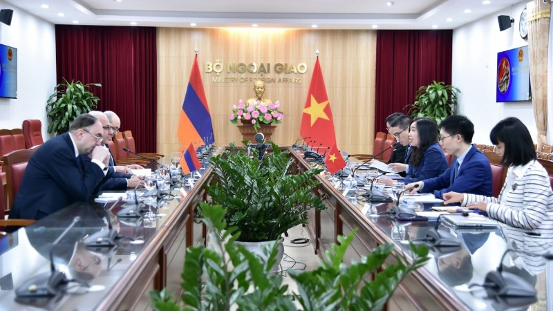Tham vấn chính trị Việt Nam-Armenia. (Ảnh: Báo Thế giới và Việt Nam)