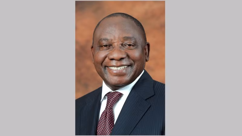 Tổng thống Nam Phi Matamela Cyril Ramaphosa. (Ảnh: Bộ Ngoại giao cung cấp)