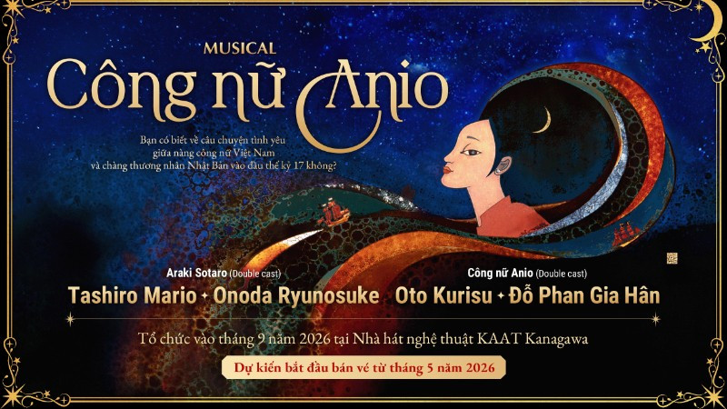 Poster dự án Musical “Công nữ Anio”. (Ảnh: Ban tổ chức)