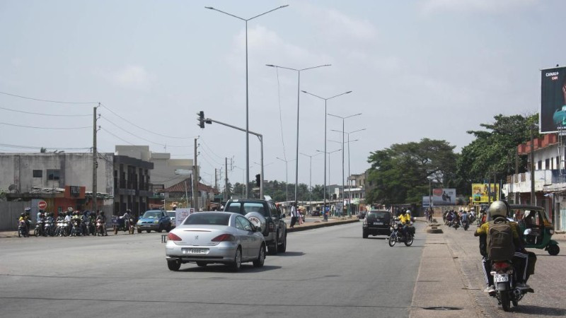 Quang cảnh đường phố tại Cotonou, Benin. (Ảnh: Xinhua)