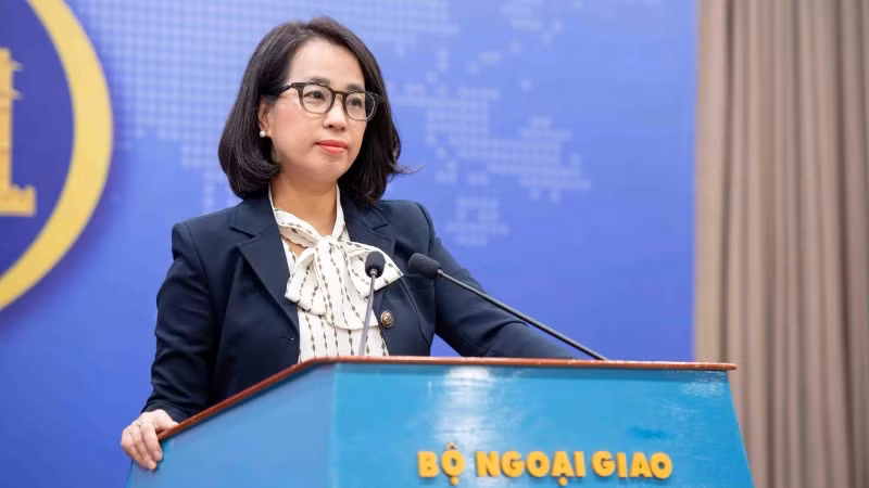 Người phát ngôn Bộ Ngoại giao Việt Nam Phạm Thu Hằng. (Ảnh: Báo Thế giới và Việt Nam)