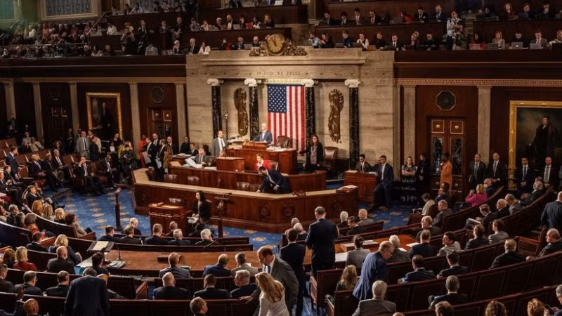 Quang cảnh một phiên họp Hạ viện Mỹ ở Washington, DC. (Ảnh minh họa. THX/TTXVN)