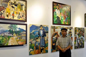 Họa sĩ Tô Ngọc Thành đam mê, giàu cá tính sáng tạo.