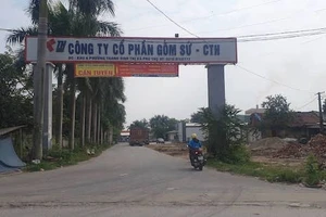 Cục Cảnh sát môi trường làm việc với Công ty cổ phần gốm sứ Thanh Hà