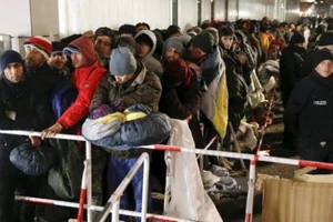 Đức đã tiếp nhận hơn một triệu người tị nạn và người di cư trong năm 2015. (Ảnh: Reuters)