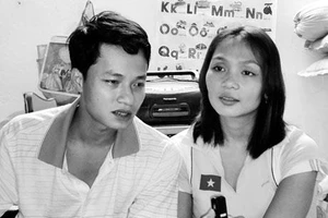 Hạnh phúc của đôi vợ chồng Tạ Ðình Hán và Vũ Hoài Thanh.