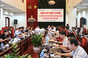 Giao lưu trực tuyến: "Để chính sách bảo hiểm y tế đồng hành với sức khỏe học sinh, sinh viên"