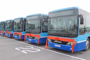 Hà Nội thay mới xe buýt hiện đại cho hai tuyến số 36 và 38