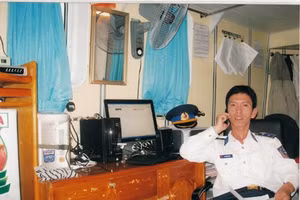 Dù khó khăn, gian khổ, đại úy Lê Trung Thành luôn cố gắng hoàn thành tốt nhiệm vụ được giao.