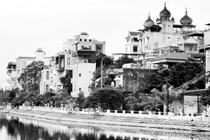 Kiểu kiến trúc lai căng, chắp vá xuất hiện khá phổ biến ở các làng quê ngày nay.