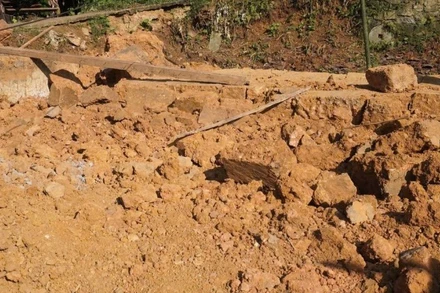 Hiện trường xảy ra sự việc.