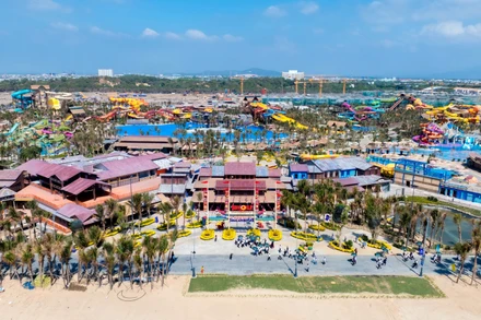 Toàn cảnh Công viên nước Vũng Tàu Aqua Adventure.