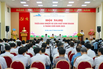 Hội nghị triển khai nhiệm vụ sản xuất kinh doanh 6 tháng cuối năm 2025 của Tổng công ty Đường sắt Việt Nam.