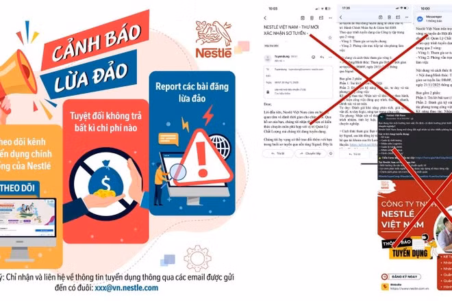 Nestlé Việt Nam cảnh báo tình trạng lừa đảo tuyển dụng mạo danh
