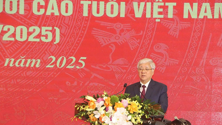 Đồng chí Đỗ Văn Chiến phát biểu tại Lễ kỷ niệm. ong-chien.jpg