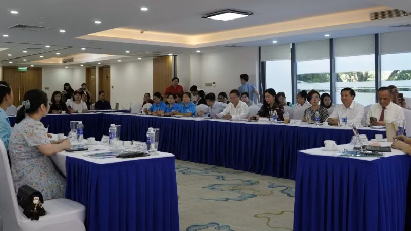 Quang cảnh hội nghị. (Ảnh: LÊ ĐÌNH THÌN) 