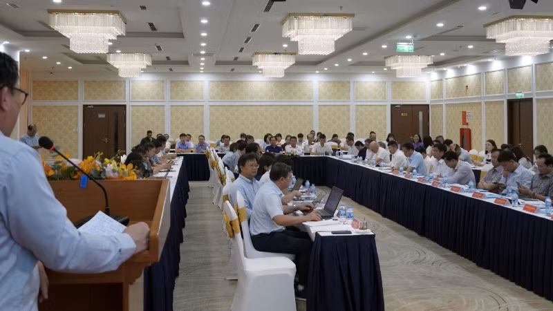 Quang cảnh hội nghị phòng chống, loại trừ bệnh sốt rét. (Ảnh: LÊ ĐÌNH THÌN)