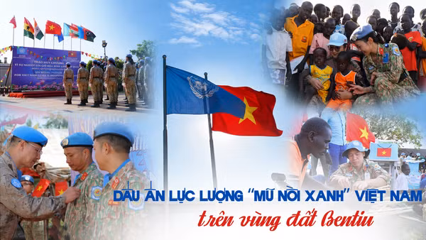 Dấu ấn lực lượng “mũ nồi xanh” Việt Nam trên vùng đất Bentiu