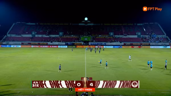 Câu lạc bộ Thép Xanh Nam Định thắng đậm 4-0 trước đội chủ nhà Đồng Nai tối 24/10. (Ảnh: FPT Play)