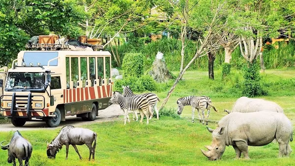Khung cảnh trong Công viên FLC ZOO Safari. (Ảnh: Công ty Du lịch Việt)