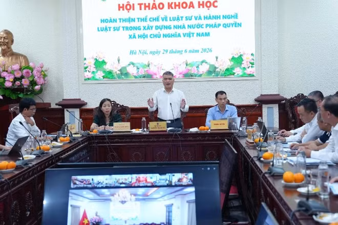 Quang cảnh hội thảo. (Ảnh: H.MÂY)