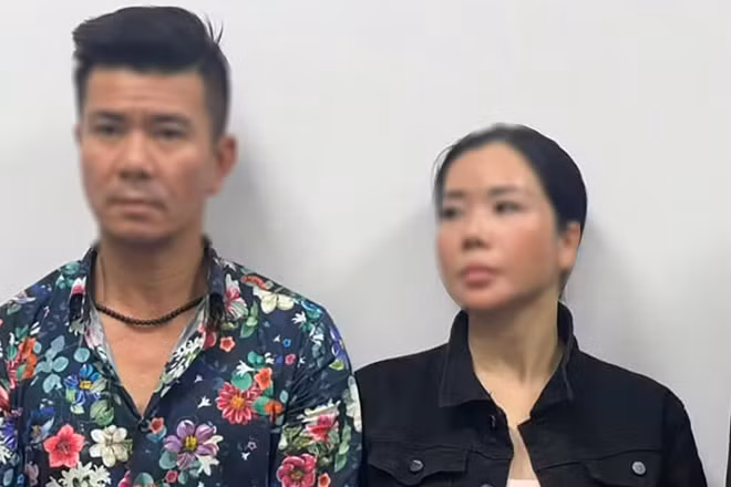 Hai bị cáo trong vụ án Nguyễn Thị Mai Anh và Lê Văn Đông. (Ảnh: Bộ Công an)