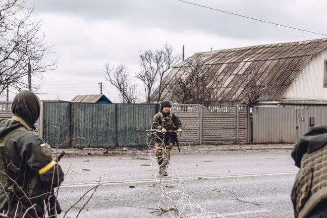 Binh sĩ Ukraine. (Ảnh: Tân Hoa xã)