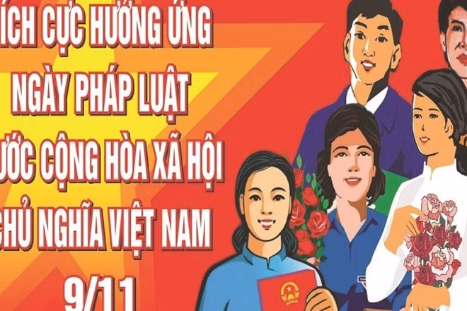 Tích cực hưởng ứng Ngày Pháp luật Việt Nam 2025. (Ảnh: TL)