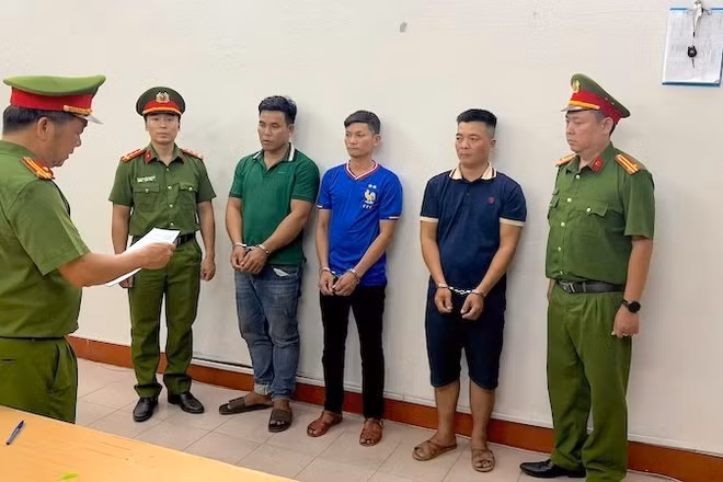 Công an Đà Nẵng khởi tố 3 đối tượng liên quan vụ án giết người. (Ảnh: Công an cung cấp)