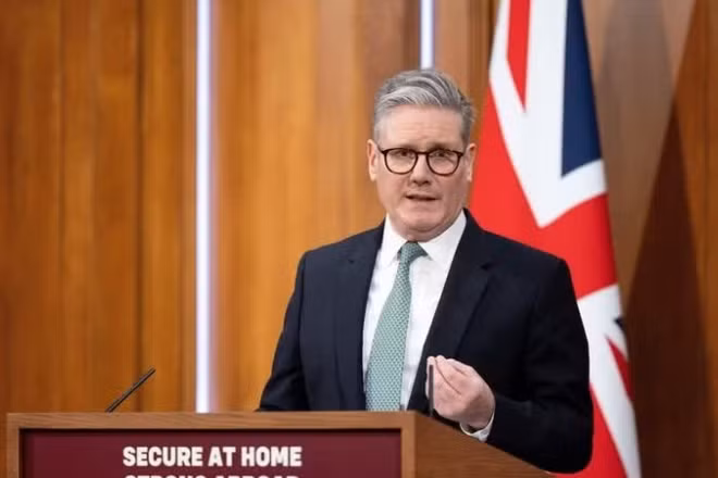 Thủ tướng Anh Keir Starmer đã tuyên bố từ chức. (Ảnh: THX/TTXVN)