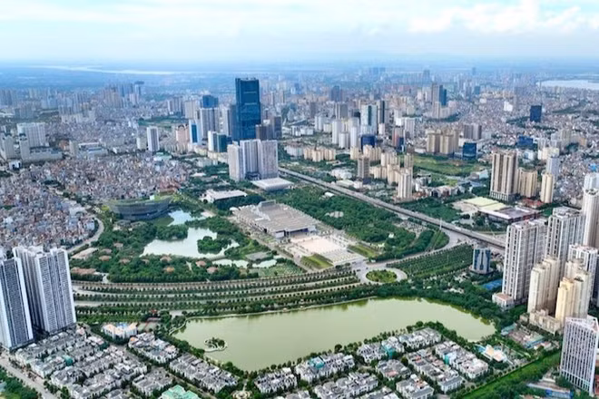 Diện mạo Thủ đô Hà Nội ngày càng khang trang, hiện đại. (Ảnh: QUANG THÁI)