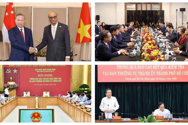 Tin nổi bật ngày 29/5: Tổng Bí thư, Chủ tịch nước Tô Lâm và Phu nhân bắt đầu thăm cấp Nhà nước Cộng hòa Singapore; Thông qua dự thảo Báo cáo kết quả kiểm tra tại Ban Thường vụ Đảng ủy Chính phủ