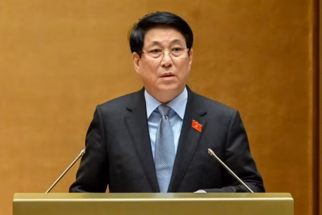Chủ tịch nước Lương Cường. (Ảnh: DUY LINH)