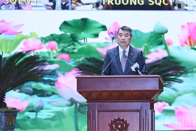 Thủ tướng Chính phủ Lê Minh Hưng phát biểu ý kiến chỉ đạo Hội nghị. (Ảnh: TRẦN HẢI)