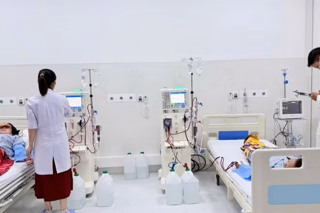 Bệnh nhân được chạy thận nhân tạo tại đặc khu Côn Đảo. 