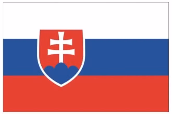 Quốc kỳ Cộng hòa Slovakia.