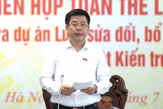 Phó Chủ tịch Quốc hội Nguyễn Hồng Diên phát biểu chỉ đạo tại phiên họp. (Ảnh: QH)