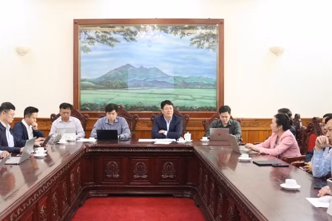 Quang cảnh buổi làm việc. (Ảnh: TL)