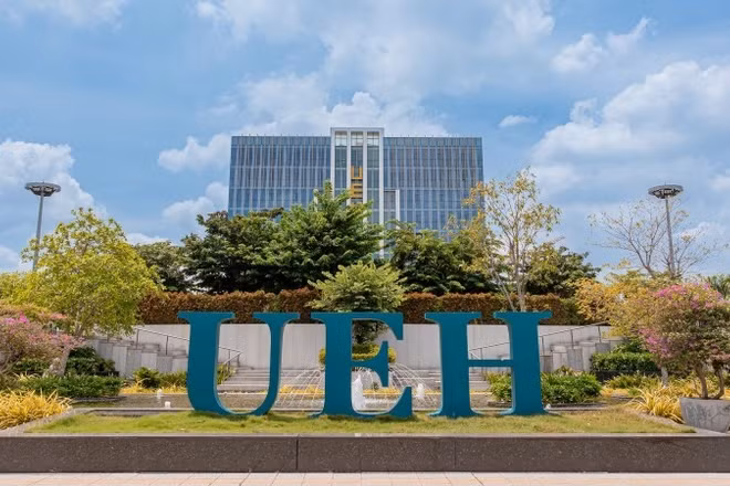 Quang cảnh Đại học Kinh tế Thành phố Hồ Chí Minh.