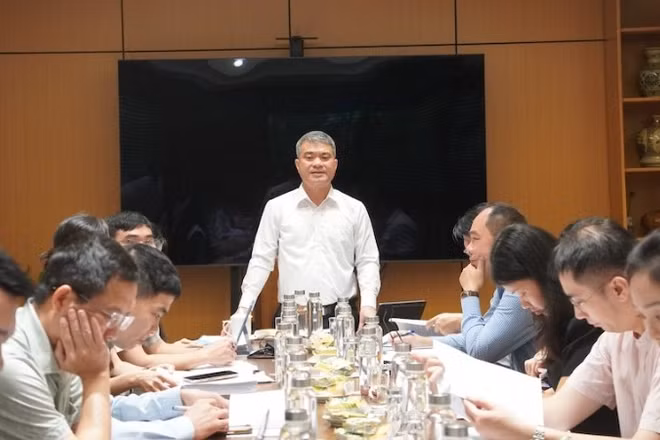 Thứ trưởng Tư pháp Nguyễn Thanh Tú phát biểu tại cuộc họp. (Ảnh: TL)