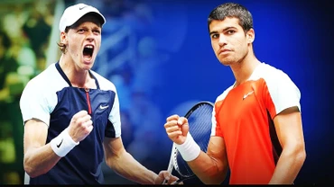 Cuộc đua vô địch US Open được xem là “chuyện riêng” của Jannik Sinner (trái) và Carlos Alcaraz.