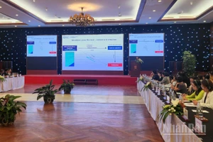 Quang cảnh Hội thảo quốc tế “Thực hành kinh doanh có trách nhiệm trong nền kinh tế xanh toàn cầu”.