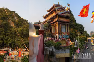 Không gian Lễ hội Quán Thế Âm Ngũ Hành Sơn năm 2026 qua các bức ảnh.