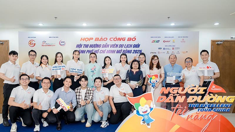 Một số thí sinh tham gia hội thi. (Ảnh: Sở Du lịch Thành phố Hồ Chí Minh)