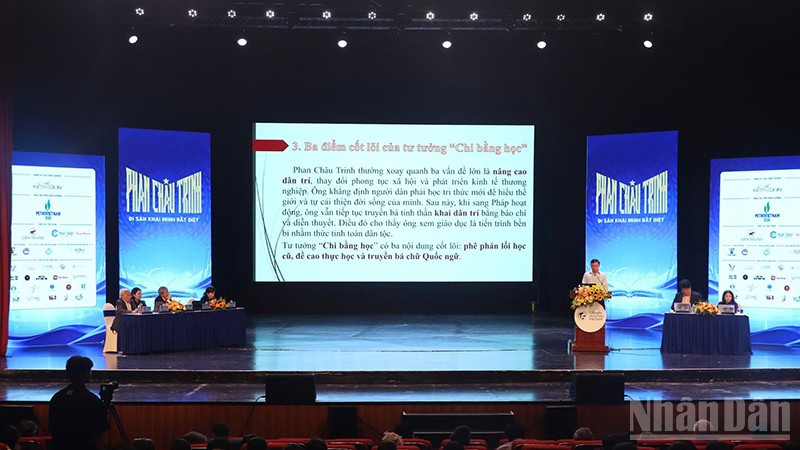 Quang cảnh buổi hội thảo. (Ảnh: LINH BẢO)