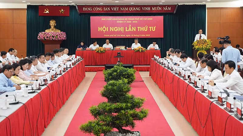 Quang cảnh hội nghị. (Ảnh: THUẬN VĂN)