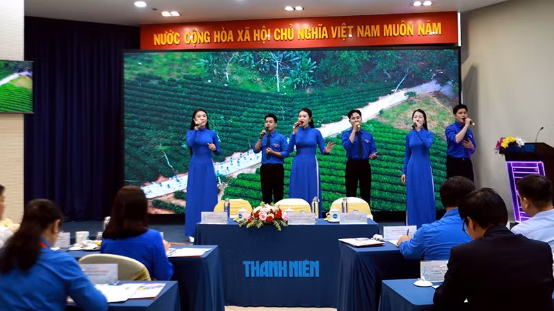 Cuộc thi nhằm tìm ra ca khúc tuyên truyền chính thức cho Đại hội đại biểu toàn quốc Đoàn Thanh niên Cộng sản Hồ Chí Minh lần thứ XIII, nhiệm kỳ 2026-2031. (Ảnh Ban tổ chức).
